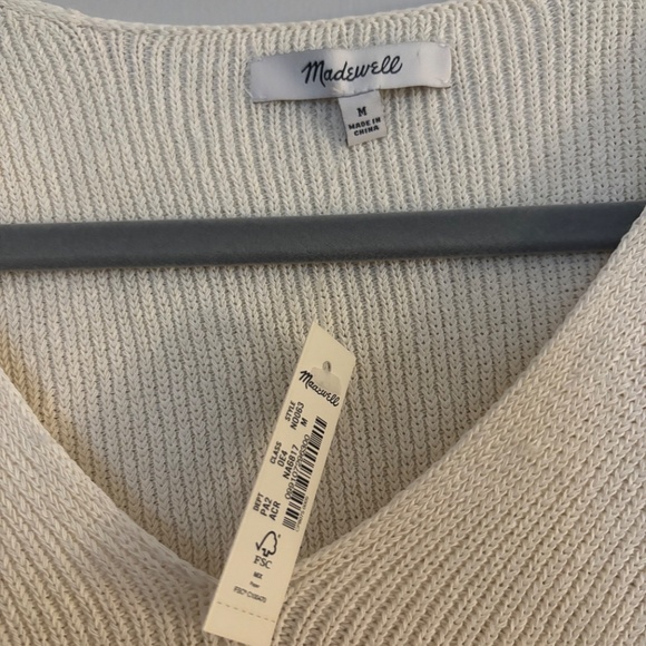 NWT Madewell Knit Bell Sleeve Sweater - Picture 6 of 6